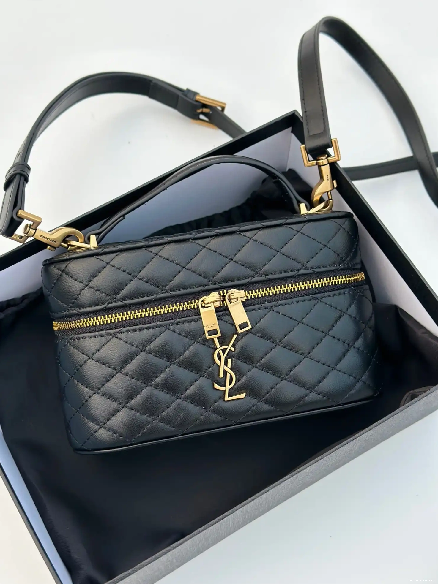 Tony Luxuries VANITY BAG LAMBSKIN IN MINI GABY YSL 0705